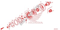 INNESTO AVVIATORE  per Honda FOURTRAX 420 RANCHER 4X4 EPS Manual Shift 2017