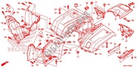 PARAFANGO POSTERIORE per Honda FOURTRAX 420 RANCHER 4X4 EPS Manual Shift 2017