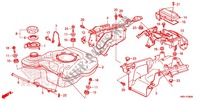 SERBATOIO COMBUSTIBILE per Honda FOURTRAX 420 RANCHER 4X4 EPS Manual Shift 2017