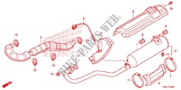 SMORZATORE SCARICO(2) per Honda FOURTRAX 420 RANCHER 4X4 EPS Manual Shift 2017