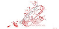 COPERTURA CORPO/SCATOLA BAGAGLI/ PORTATORE BAGAGLI per Honda PCX 150 2013