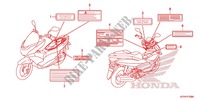 ETICHETTA CAUZIONE(1) per Honda PCX 150 2013