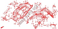 PARAFANGO POSTERIORE per Honda CROSSRUNNER 800 2017