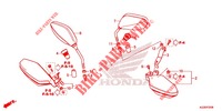SPECCHIO   PARAMANO per Honda CRF 250 RALLYE ABS 2018