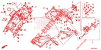 PARAFANGO POSTERIORE per Honda GROM 125 2017