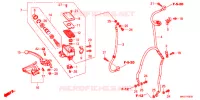 CILINDRO MAESTRO FRENO per Honda AFRICA TWIN CRF 1000 DCT RED 2018