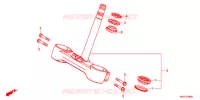 GAMBA STERZO/PONTE SOPRA per Honda AFRICA TWIN CRF 1000 DCT RED 2018
