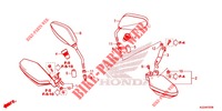 SPECCHIO   PARAMANO per Honda CRF 250 RALLYE ABS 2017