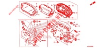 INDICATORE COMBINAZIONE per Honda CRF 250 L 2018