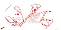 SPECCHIO   PARAMANO per Honda CRF 250 RALLYE 2017