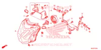 FARO ANTERIORE per Honda NC 750 POLICE 2017
