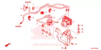 CILINDRO MAESTRO FRENO/MODULATORE ABS per Honda NC 750 POLICE 2017
