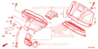 COPERTURA ANTERIORE/FILTRO ARIA per Honda NC 750 POLICE 2017