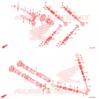ALBERO A CAMME/VALVOLA per Honda FORZA 300 ABS 2018