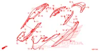 CARENE POSTERIORE per Honda FORZA 300 ABS 2018