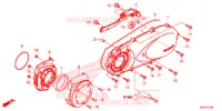 COPERTURA CASSA MANOVELLA/ GENERATORE(2) per Honda FORZA 300 ABS 2018