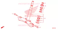 GAMBA STERZO/PONTE SOPRA per Honda FORZA 300 ABS 2018