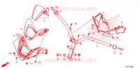 MANUBRIO   COPERTURA MANIGLIA per Honda FORZA 300 ABS 2018