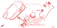 SEDILE SINGOLO(2) per Honda FORZA 300 ABS 2018