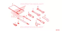UTENSILI/SCATOLA BATTERIA per Honda FORZA 300 ABS 2018