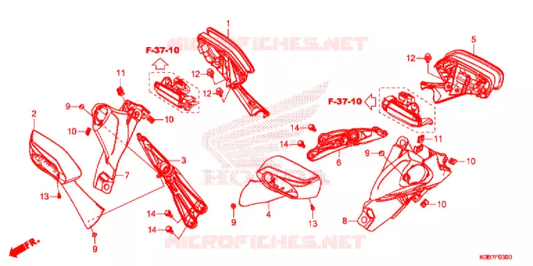 SPECCHIETTO Honda SCOOTER 300 FORZA 2019  NSS300AK
