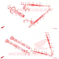 ALBERO A CAMME/VALVOLA per Honda DUNK 50 2020