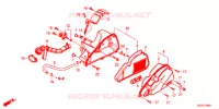 COPERTURA ANTERIORE/FILTRO ARIA per Honda DUNK 50 2020