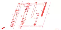 FORCELLA ANTERIORE per Honda DUNK 50 2020