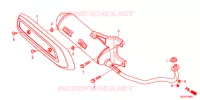 SMORZATORE SCARICO(2) per Honda DUNK 50 2020