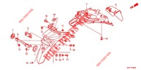 PARAFANGO POSTERIORE (NSC50/MPD/WH) per Honda VISION 50 2012