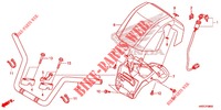 CONDOTTO MANIGLIA  per Honda FOURTRAX 420 RANCHER 4X4 EPS Manual Shift 2019