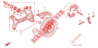 RUOTA POSTERIORE per Honda FUSION 250 X Color order plan 2003