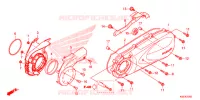BRACCIO OSCILLANTE/ COPERTURA CASSA MANOVELLA per Honda SH 300 I ABS STANDARD 3E 2019