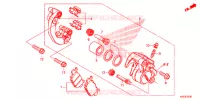 CALIBRO FRENO POSTERIORE per Honda SH 300 I ABS STANDARD 3E 2019