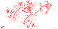 CARENE POSTERIORE / PORTAPACCHI per Honda SH 300 I ABS STANDARD 3E 2019