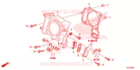 CILINDRO/CANNA VALVOLA per Honda SH 300 I ABS STANDARD 3E 2019