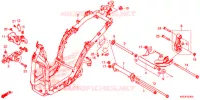CORPO TELAIO per Honda SH 300 I ABS STANDARD 3E 2019