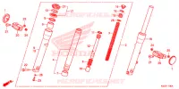 FORCELLA ANTERIORE per Honda SH 300 I ABS STANDARD 3E 2019