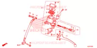 MAESTRO FRENO POSTERIORE CILINDRO per Honda SH 300 I ABS STANDARD 3E 2019