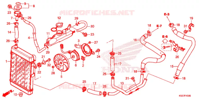 RADIATORE Honda SCOOTER 300 SH 2019  SH300AK