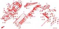 PARAFANGO POSTERIORE per Honda CBR 650 R 35KW 2020