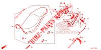 SEDILE SINGOLO(2) per Honda CB 500 X 2019