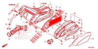 COPERTURA ANTERIORE/FILTRO ARIA per Honda FORZA 300 ABS TOP CASE 2020