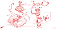 SERBATOIO CARBURANTE  per Honda ZOOMER 110 X 2015