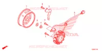 COPERTURA GENERATORE per Honda CBF 160 UNICORN 2019