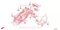 PARAFANGO POSTERIORE per Honda CBF 160 UNICORN 2019
