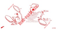 SPECCHIO   PARAMANO per Honda CRF 250 RALLYE 2020