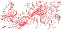 PARAFANGO POSTERIORE per Honda FOURTRAX 420 RANCHER 4X4 Electric Shift 2009