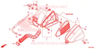 COPERTURA ANTERIORE/FILTRO ARIA per Honda ZOOMER 110 X 2017