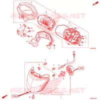 INDICATORE COMBINAZIONE per Honda ZOOMER 110 X 2017